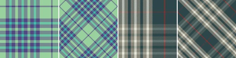 Vector check pattern or plaid pattern for dress ,flannel skirt Stock Illustration