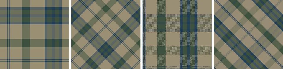 Vector check pattern or plaid pattern for dress ,flannel skirt Illustrazione stock