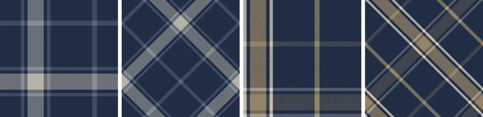 Vector check pattern or plaid pattern for dress ,flannel skirt, tablecloth Stock Illustration