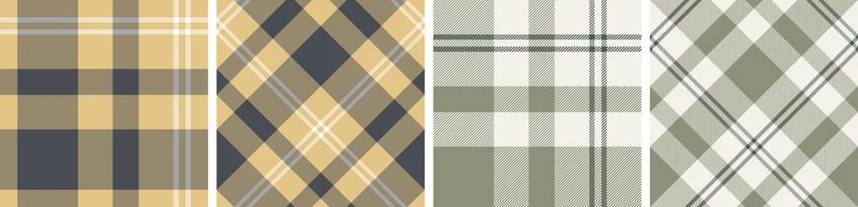 Vector check pattern or plaid pattern for dress ,flannel skirt Stock Illustration