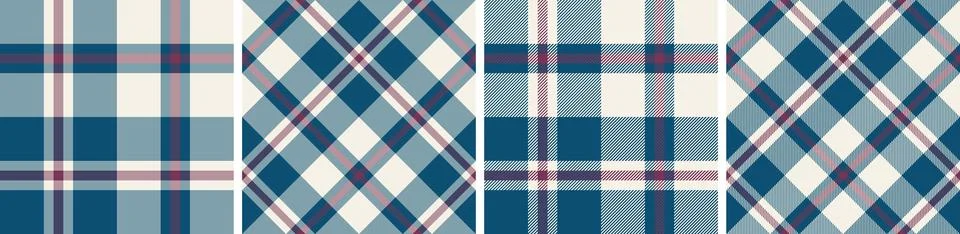 Vector check pattern or plaid pattern for dress ,flannel skirt Illustrazione stock