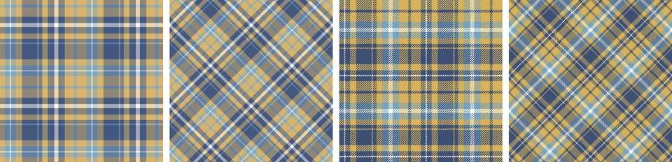 Vector check pattern or plaid pattern for dress ,flannel skirt Stock Illustration