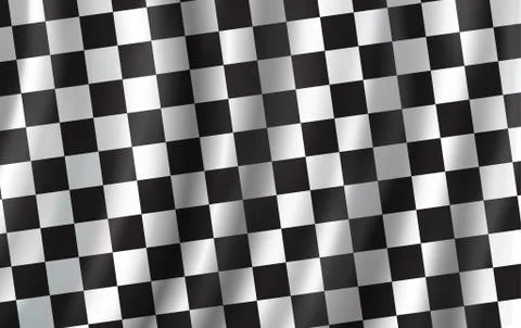 Vector checkered flag pattern background Stock Illustration