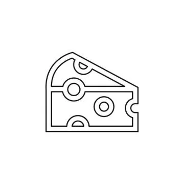 Vector cheddar cheese illustration Illustrazione stock