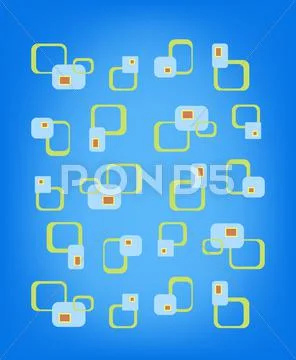 Vector cheerful and children's pattern Stock Illustration