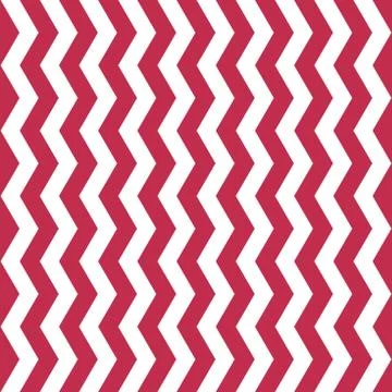 Vector Chevron Seamless Pattern. Bold Pink and white chevron or zig zag pattern. Illustrazione stock