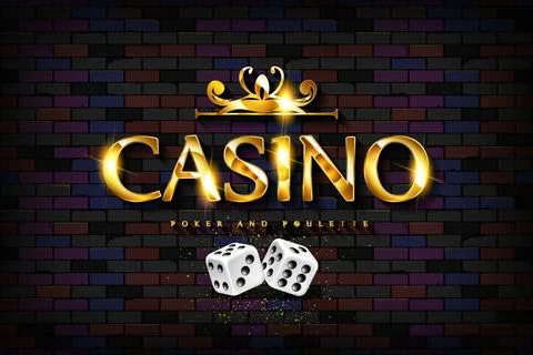 Vector chic casino sign Stock Illustration