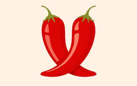 Vector chilli pepper. Vector emblem jalapeno or chilli peppers. Chili pepper Illustrazione stock