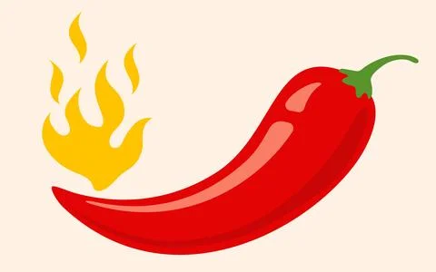 Vector chilli pepper. Vector emblem jalapeno or chilli peppers. Chili peppe.. Stock Illustration