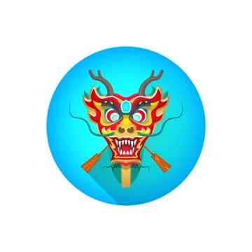 Vector chinese dragon boat illustration. Stock Illustration