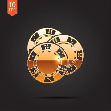 Vector chip  icon. Eps10 Stock Illustration