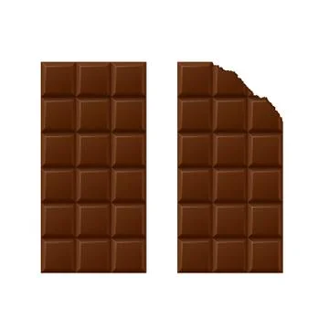 Vector chocolate bars Stock Illustration