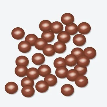 Vector  chocolate candies Stock Illustration