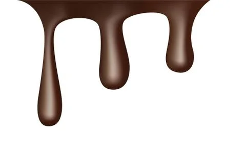 Vector chocolate drops Stock Illustration