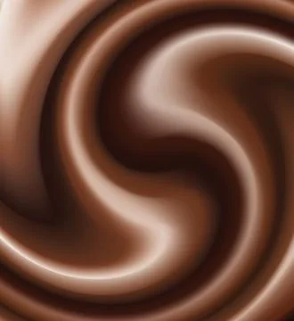 Vector chocolate swirl Stock Illustration