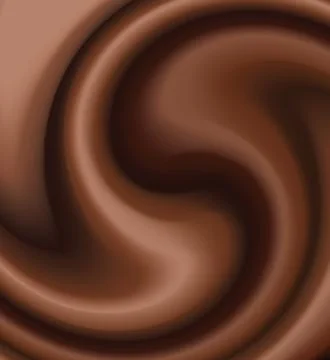Vector chocolate swirl Stock Illustration
