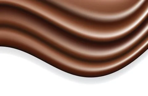 Vector chocolate wave Stock Illustration