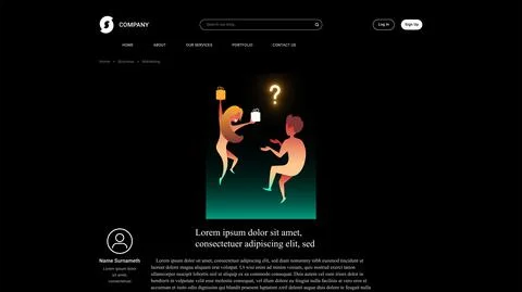 Vector choice in gradient style . Editable illustration Illustrazione stock