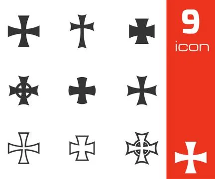 Vector choppers crosses Stock Illustration