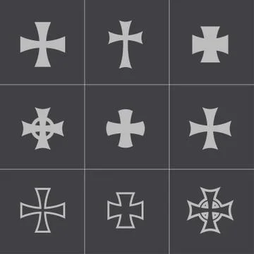 Vector choppers crosses Illustrazione stock