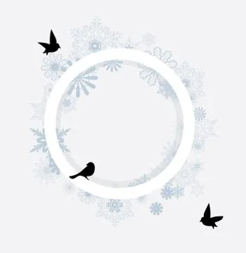 Vector Chrismtas Frame Illustrazione stock