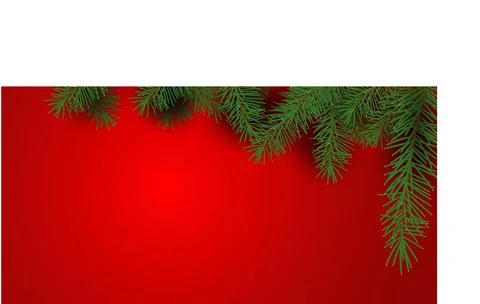 Vector. Christmas and New Year horizontal background. Stock Illustration