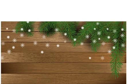 Vector. Christmas and New Year horizontal background. Frame Stock Illustration