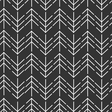 Vector. Christmas and New Year seamless pattern. Minimalism backgrounds. Stock Illustration
