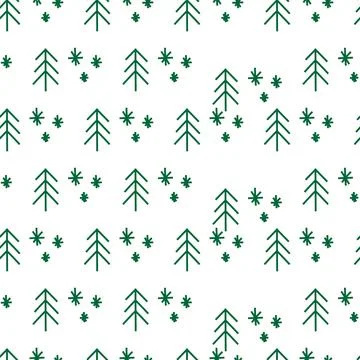 Vector. Christmas and New Year seamless pattern. Stock Illustration