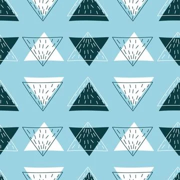 Vector. Christmas and New Year seamless pattern. Stock Illustration