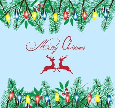 Vector Christmas Background Illustrazione stock