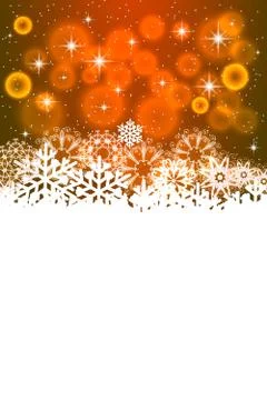 Vector christmas background with snowflakes Stock Illustration