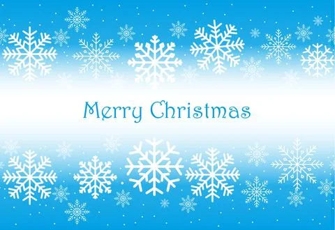 Vector christmas background in snowflakes Stock Illustration