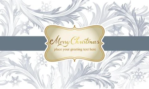 Vector Christmas background with for your text Stock Illustration