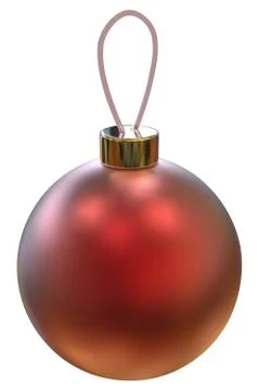 Vector Christmas ball. Illustrazione stock