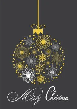 Vector Christmas Ball Illustrazione stock