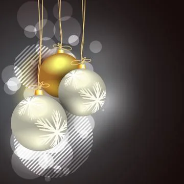 Vector christmas balls Stock Illustration