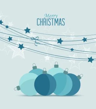 Vector Christmas balls Stock Illustration