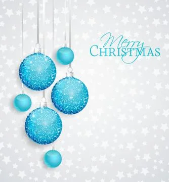 Vector Christmas balls Stock Illustration
