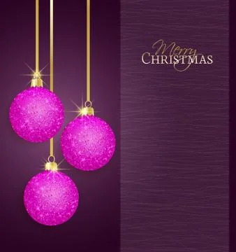 Vector Christmas Balls Stock Illustration