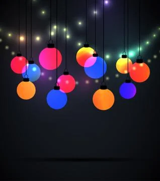 Vector Christmas balls Stock Illustration