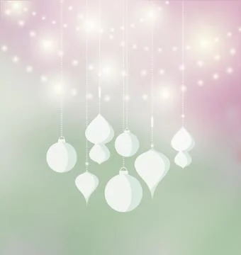 Vector Christmas balls Stock Illustration
