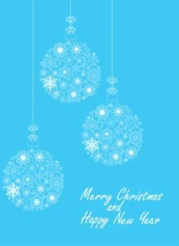 Vector Christmas Balls Stock Illustration