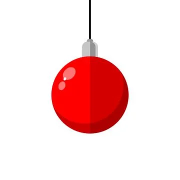 Vector Christmas Baubles Stock Illustration