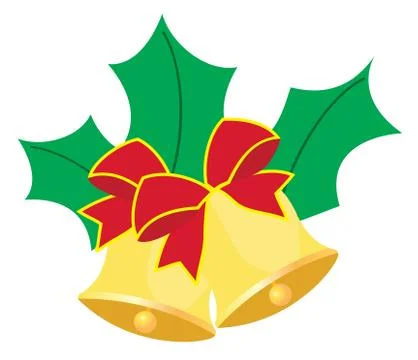 Vector Christmas Bells Stock Illustration