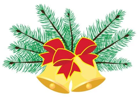 Vector Christmas Bells Stock Illustration