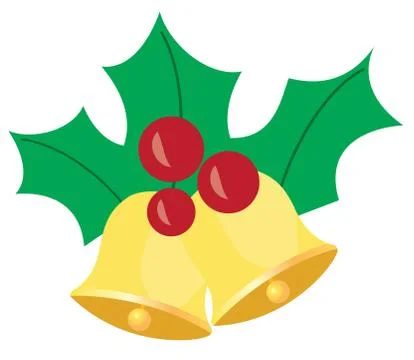 Vector Christmas Bells Stock Illustration