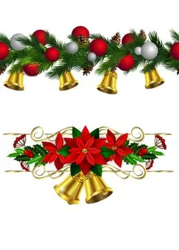 Vector Christmas Border イラスト素材