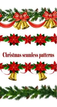 Vector Christmas Border イラスト素材
