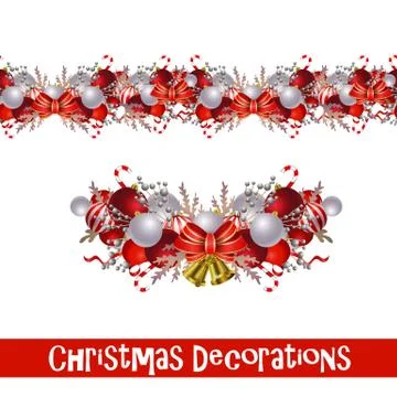 Vector Christmas Border イラスト素材